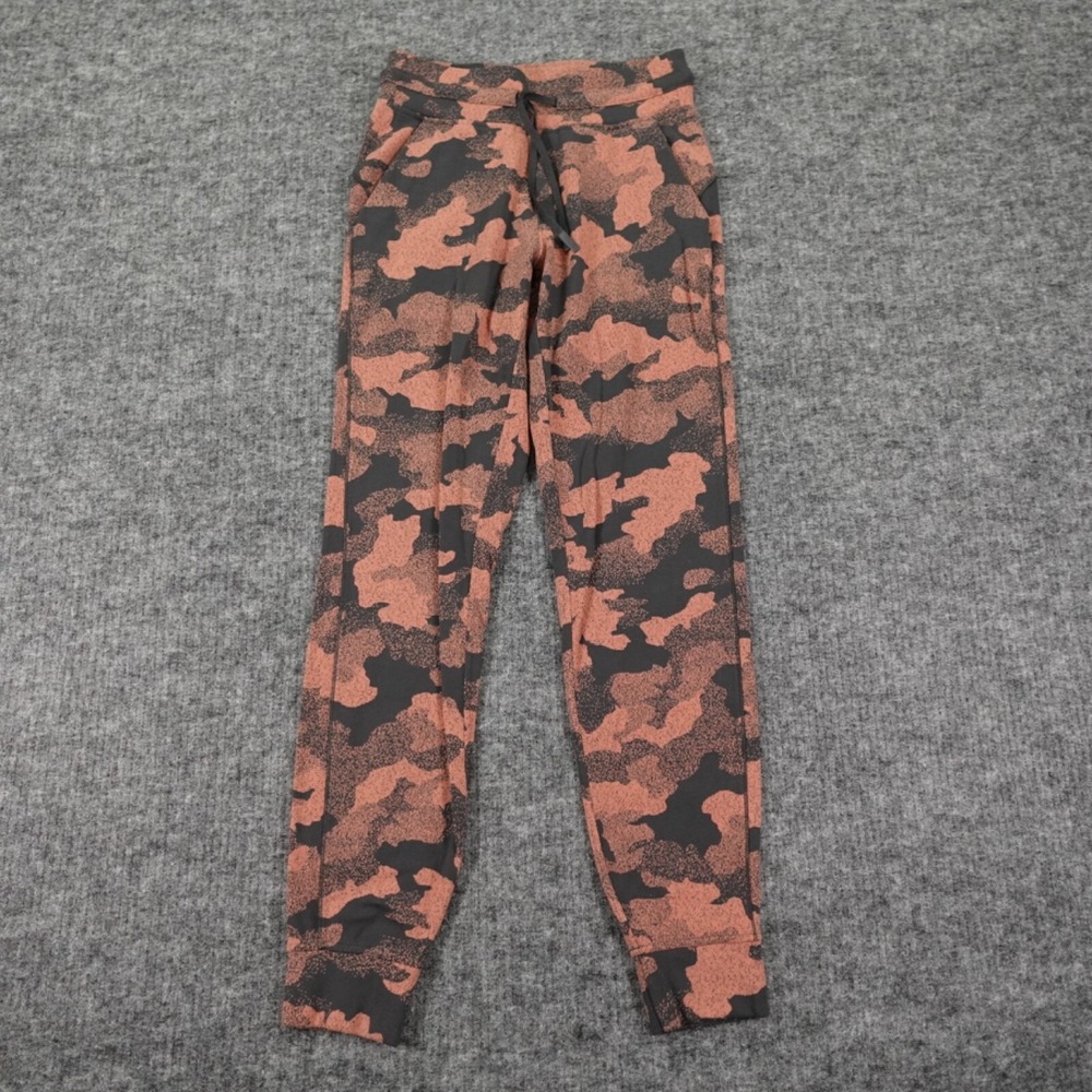 Lululemon Jogger Womens 4‎ Gray Orange Ready To Rulu Speckle Camo Stretch